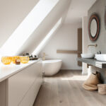 75 Beige Moderne Badezimmer Ideen & Bilder – Juli 2024 | Houzz De For Badezimmer Sandfarben