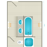 Bad Einrichten: Ideen Für 10 Bad Grundrisse Intended For Grundriss Badezimmer 10 Qm