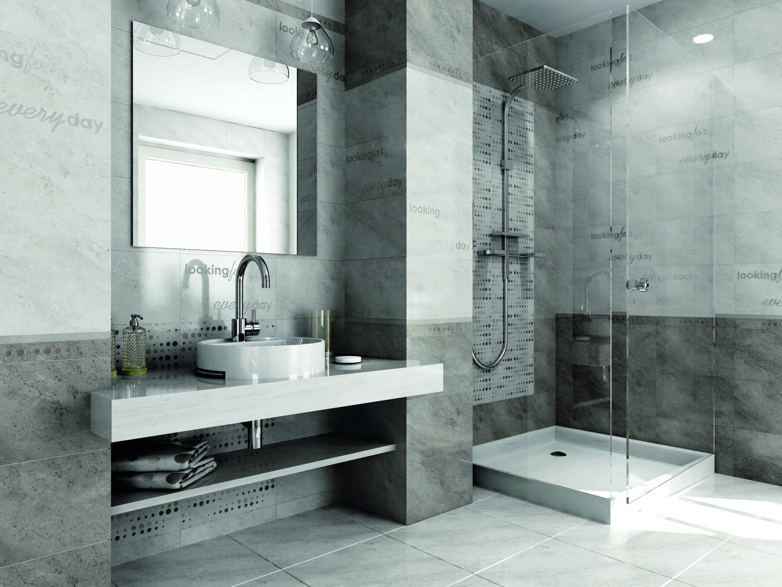 Badezimmer In Grau Gestalten: Ideen &amp; Inspiration | Obi pertaining to Moderne Badezimmer Fliesen Grau