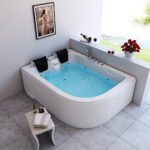 Indoor Whirlpool Blue Ocean – Xl 180 X 120 Cm Rechts | Home Deluxe Regarding Badezimmer Mit Whirlpool