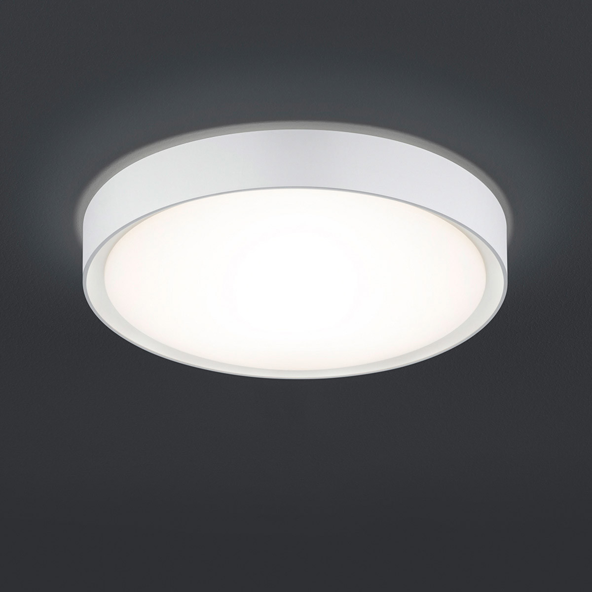 Led Deckenleuchte, Weiß, Ip44, 1850 Lumen, Rund, 33 Cm Ø in Led Leuchte Badezimmer