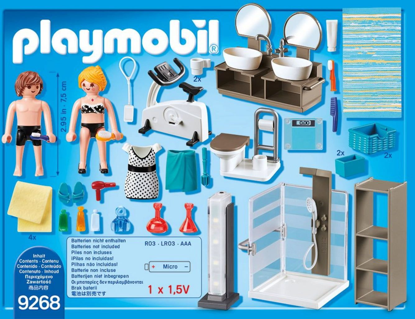 Playmobil 9268 - City Life - Badezimmer - Playpolis pertaining to Playmobil Badezimmer 9268