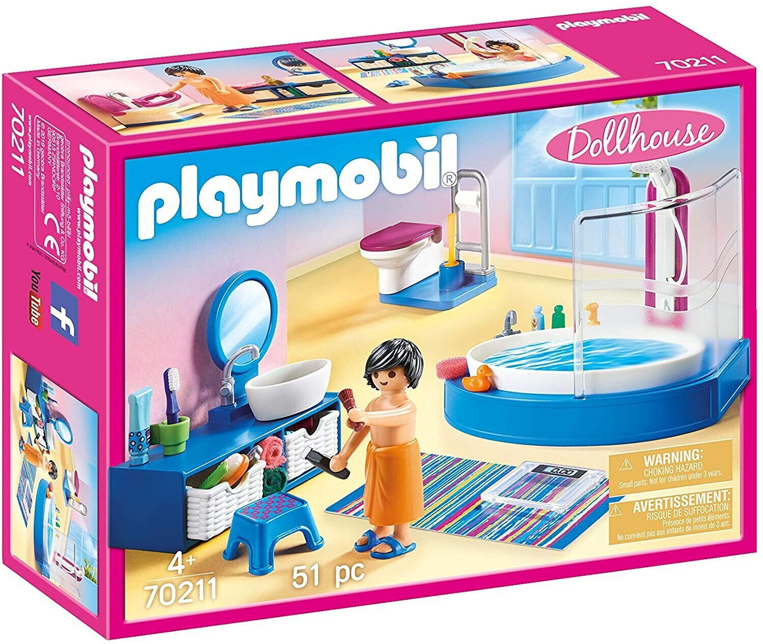 Playmobil Dollhouse - Badezimmer (70211) Ab 12,73 in Playmobil Dollhouse Badezimmer