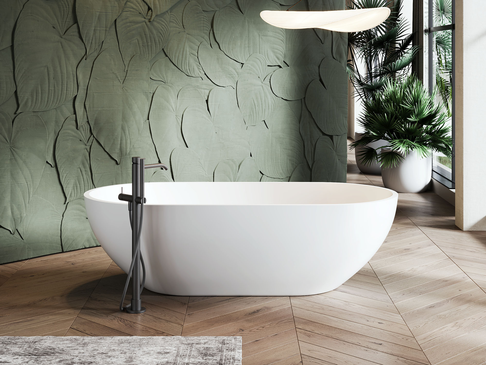 Sita Freistehende Badewanne Aus Senstone® | Lapidispa® within Badezimmer Freistehende Badewanne