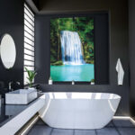 Wandbild Wasserfall , Natur & Landschaft | Bilderwelt Xxl In Wandbild Badezimmer