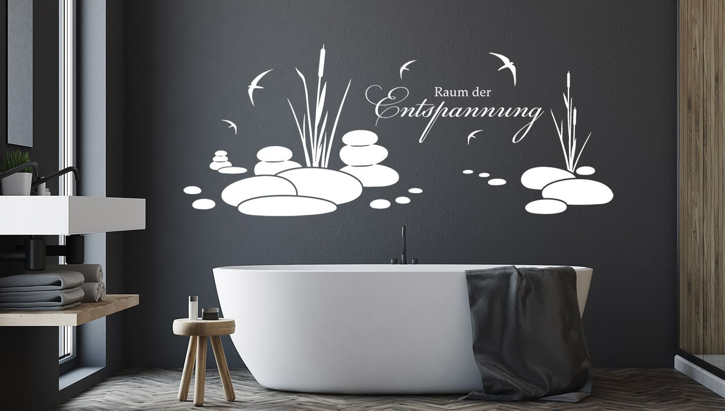 Wandtattoo Badezimmer | Geniale Motive Fürs Bad | Wandtattoos.de inside Badezimmer Wandtattoo