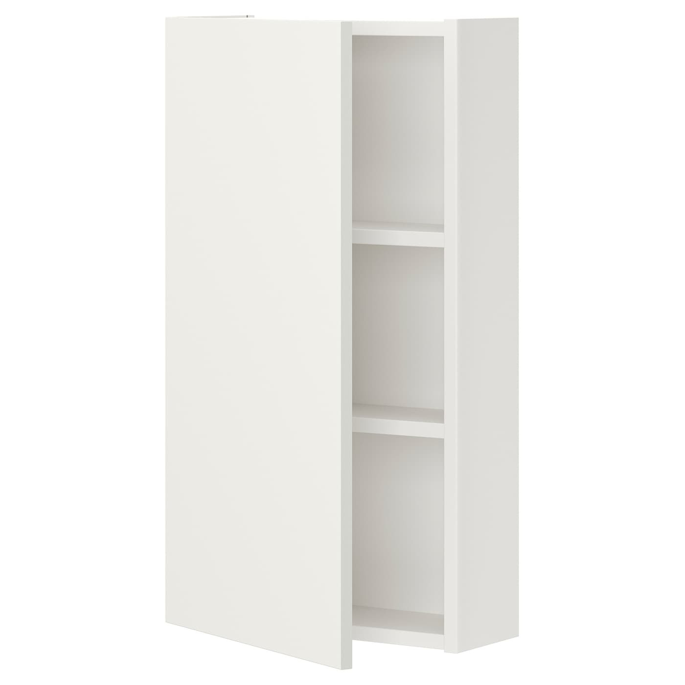 Enhet Wandschrank Mit 2 Böden/Tür - Weiß 40X17X75 Cm pertaining to Badezimmer Hängeschrank Ikea