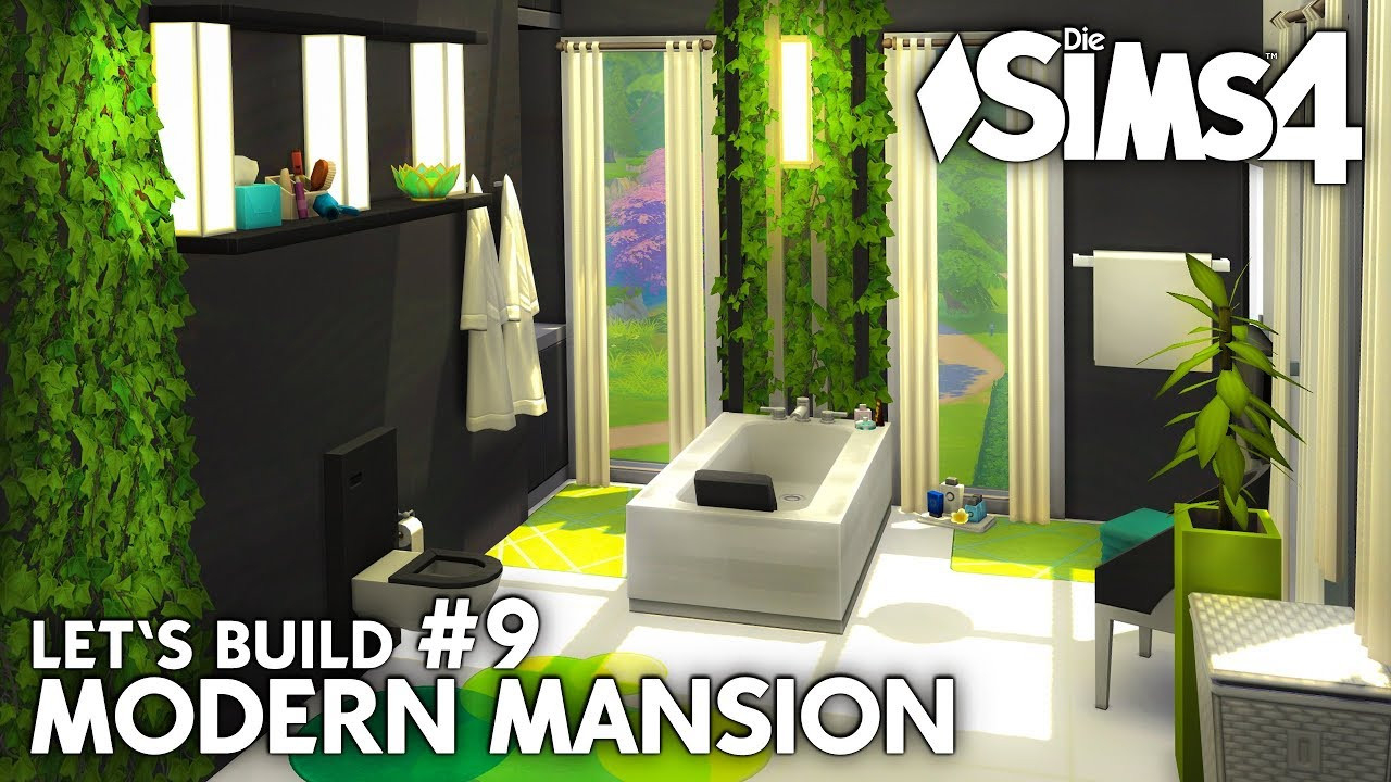 #Grün Bad Einrichten | Die Sims 4 Haus Bauen | Modern Mansion #9 (Deutsch) regarding Sims 4 Badezimmer