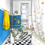 Urban Sketchers Switzerland: Zeichnen Im Badezimmer For Badezimmer Zeichnen